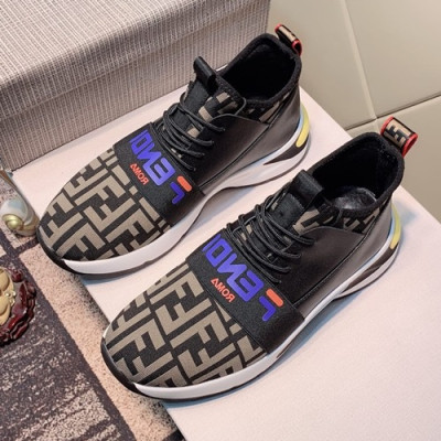 Fendi 2019 Mens Sneakers - 펜디 2019 남성용 스니커즈 FENS0237,Size(240 - 270).브라운+블랙