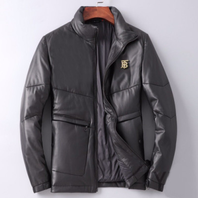 Burberry 2019 Mens Casual Leather Jacket - 버버리 2019 남성 캐쥬얼 레더 자켓 Bur01300x.Size(m - 3xl).블랙