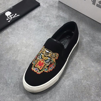 Kenzo 2019 Mens Slip On - 겐조 2019 남성용 슬립온,KENS0025,Size(240-270),블랙