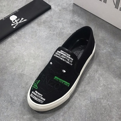 Kenzo 2019 Mens Slip On - 겐조 2019 남성용 슬립온,KENS0027,Size(240-270),블랙