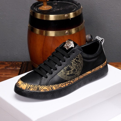 Versace 2019 Mens Leather Sneakers - 베르사체 2019 남성용 레더 스니커즈 VERS0248,Size (240 - 270).블랙