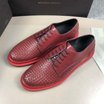 Bottega Veneta 2019 Mens Leather Oxford Shoes - 보테가베네타 2019 남성용 레더 옥스퍼드 슈즈 BVS0085.Size(240 - 270).와인