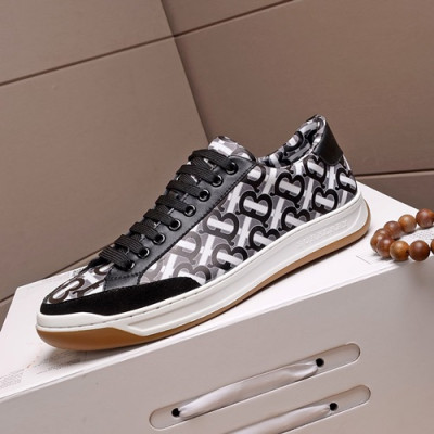 Burberry 2019 Mens Leather Sneakers - 버버리 2019 남성용 레더 스니커즈 BURS0062,Size(240 - 270).블랙