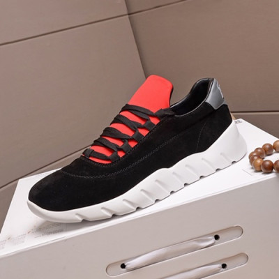 Fendi 2019 Mens Suede Sneakers - 펜디 2019 남성용 스웨이드 스니커즈 FENS0248,Size(240 - 270).블랙