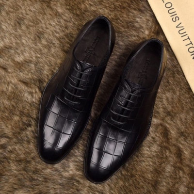 Louis vuitton 2019 Mens Leather Oxford Shoes - 루이비통 2019 남성용 레더 옥스퍼드 슈즈,LOUS0423,Size(240 - 270).블랙