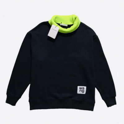 [매장판]Alexsander Wang 2019 Mm/Wm Logo Cotton Tshirt - 알렉산더왕 2019 남자 로고 코튼 맨투맨 Alw0027x.Size(s - l).블랙