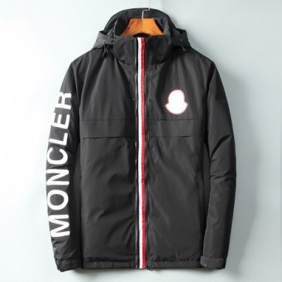 Moncler 2019 Mens Patch Logo Modern Goose Down Jacket - 몽클레어 2019 남성 패치 로고 모던 구스 다운 자켓 Moc0907x.Size(m - 3xl).블랙