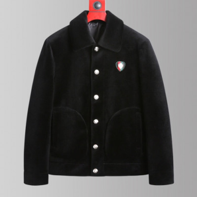 Gucci 2019 Mens Logo Casual Flannel Jacket - 구찌 2019 남성 로고 캐쥬얼 플란넬 자켓 Guc01522x.Size(m - 3xl).블랙