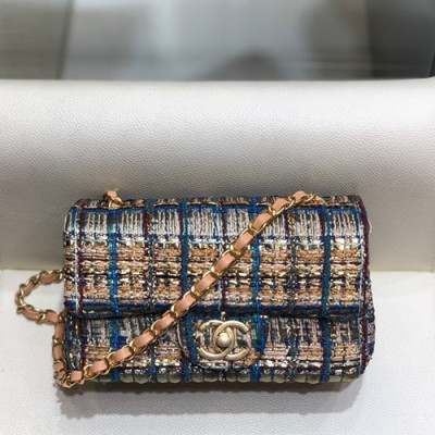 Chanel 2019 Tweed Shoulder Bag ,20CM - 샤넬 2019 여성용 트위드 숄더백  1116 - CHAB1261,20CM,멀티