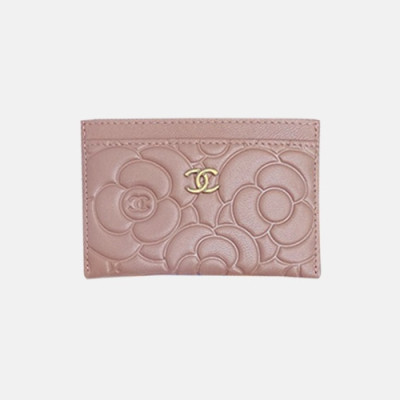 Chanel 2019 Ladies Leather Card Purse - 샤넬 2019 여성용 레더 카드 퍼스  ,CHAW0068,11cm.인디핑크