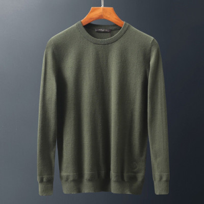 Louis vuitton 2019 Mens Basic Crew-neck Wool Sweater - 루이비통 2019 남성 베이직 크루넥 스웨터 Lou01330x.Size (m - 3xl).그린