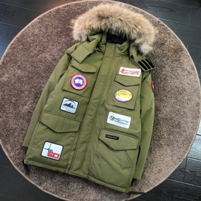 Canada goose 2019 Mens Patch Logo Casual Down Jacket - 캐나다구스 2019 남성 패치 로고 캐쥬얼 다운 자켓 Can0196x.Size(m - 3xl).그린