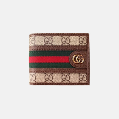 Gucci 2019 Mm / Wm Wallet ,597611 - 구찌 2019 남여공용 반지갑,GUW0113.Size(10.5cm).브라운