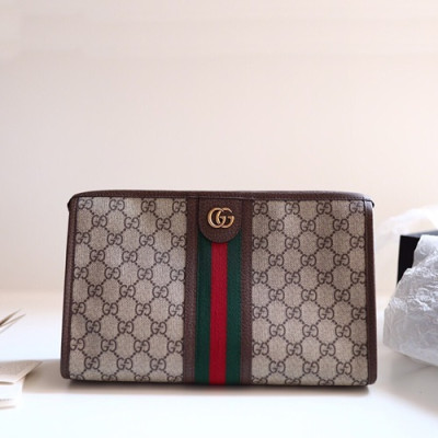 Gucci 2019 Ophidia Supreme Clutch Bag ,28.5CM - 구찌 2019 오피디아 수프림 남여공용 클러치백 598234,GUB0836,28.5cm,브라운