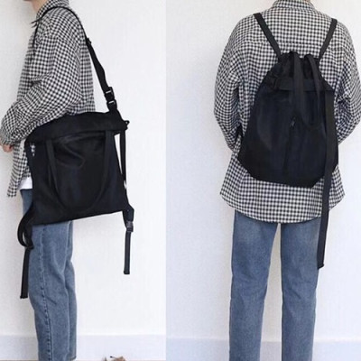 Balenciaga 2019 Nylon Back Pack / Tote Shoulder Bag,47CM - 발렌시아가 2019 남여공용 나일론 백팩 / 토트 숄더백,BGB0480,47CM,블랙