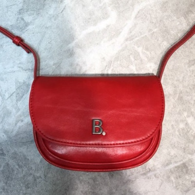 Balenciaga 2019 Leather Shoulder Bag,16.5CM - 발렌시아가 2019 레더 숄더백,BGB0482,16.5CM,레드