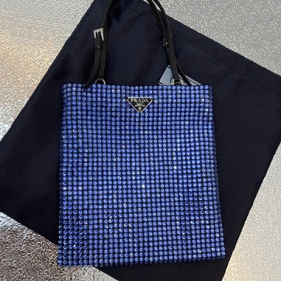 Prada 2019  Tote Shoulder Shopper Bag,20cm - 프라다 2019 여성용 토트 숄더 쇼퍼백 ,PRAB0072,20cm,블루