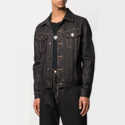 Prada 2019 Mens Logo Casual Leather Jacket - 프라다 2019 남성 로고 캐쥬얼 가죽 자켓 Pra0787x.Size(m - 3xl).브라운
