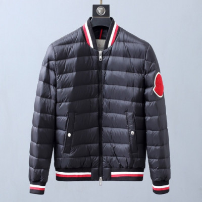 Moncler 2019 Mens Patch Logo Casual Down Jacket - 몽클레어 2019 남성 패치 로고 캐쥬얼 다운 자켓 Moc0987x.Size(m - 2xl).블랙