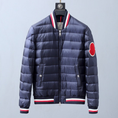 Moncler 2019 Mens Patch Logo Casual Down Jacket - 몽클레어 2019 남성 패치 로고 캐쥬얼 다운 자켓 Moc0988x.Size(m - 3xl).네이비