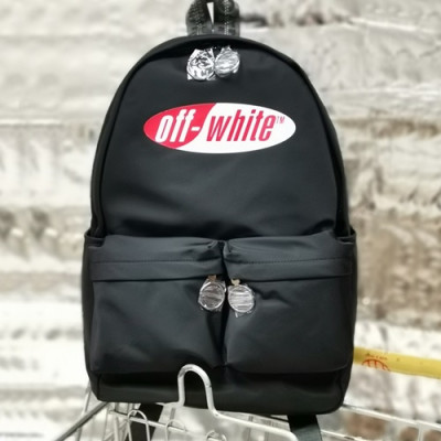 Off White 2019 Nylon Back Pack,43cm - 오프화이트 2019 나일론 남여공용 백팩 OFFB0094,43cm,블랙