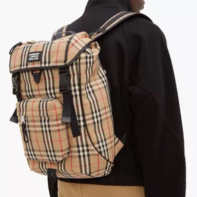 Burberry 2019 Nylon Back Pack , 45cm - 버버리 2019 나일론 남성용 백팩 ,BURB0429,45cm,베이지