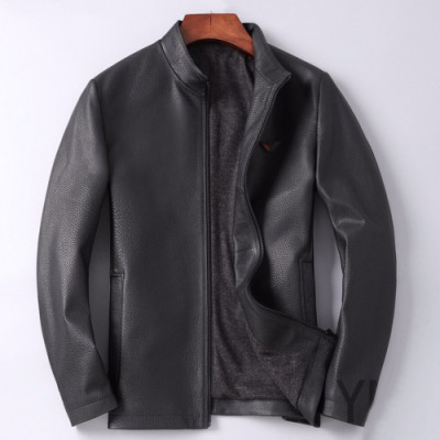 Armani 2019 Mens Casual Leather Jacket - 알마니 2019 남성 캐쥬얼 가죽 자켓 Arm0380x.Size(m - 3xl).블랙