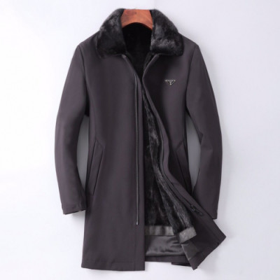 Prada 2019 Mens Logo Casual Mink Jacket - 프라다 2019 남성 로고 캐쥬얼 밍크 자켓 Pra0795x.Size(m - 3xl).블랙