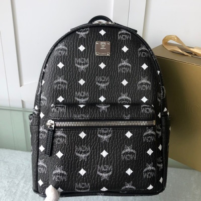 MCM 2019 Visetos Back Pack,26/34cm - 엠씨엠 2019 비세토스 남여공용 백팩 MCMB0348,26/34cm,블랙