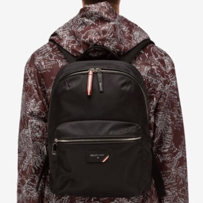 Bally 2019 Nylon Back Pack,38cm  - 발리 2019 나일론 남성용 백팩 BALB0119,38cm,블랙