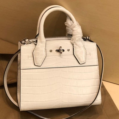 Louis Vuitton 2019 City Steamer Tote Shoulder Bag,22.5/26.5cm - 루이비통 2019 시티 스티머 토트 숄더백 M92515,LOUB1729,22.5/26.5cm,화이트