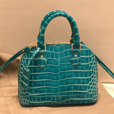 Louis Vuitton 2019 Alma BB Leather Tote Shoulder Bag,23.5cm - 루이비통 2019 알마 BB 레더 여성용 토트숄더백,M91606 ,LOUB1731,23.5cm,청색