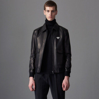 Armani 2019 Mens Casual Leather Jacket - 알마니 2019 남성 캐쥬얼 가죽 자켓 Arm0390x.Size(m - 3xl).블랙