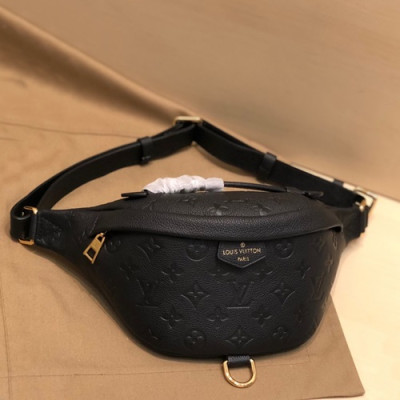 Louis Vuitton 2019 Leather Bumbag Hip Sack,37cm - 루이비통 2019 남여공용 레더 범백 힙색, M44812,LOUB1750,37cm,블랙