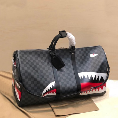 Louis Vuitton 2019 Keepall Bag,55cm - 루이비통 2019 키폴 남여공용 여행가방 M56149,LOUB1761,55cm,블랙