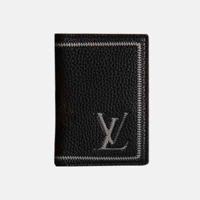 Louis Vuitton 2019 Leather Card Purse M68209 - 루이비통 2019 남여공용 카드 퍼스,LOUW0292,Size(11cm),블랙