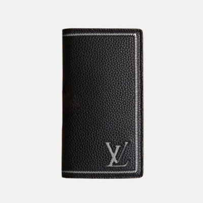 Louis Vuitton 2019 Leather Wallet M66540 - 루이비통 2019 남여공용 레더 장지갑,LOUW0294,Size(19cm),블랙