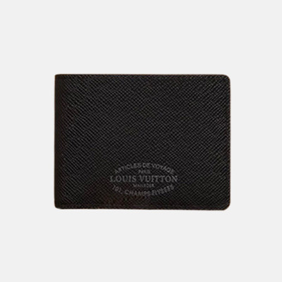 Louis Vuitton 2019 Leather Wallet M30381 - 루이비통 2019 남여공용 레더 반지갑,LOUW0298,Size(11.5cm),블랙