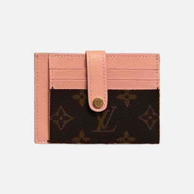 Louis Vuitton 2019 Monogram Card Purse -  루이비통 2019 모노그램 카드 퍼스,LOUW0321,핑크