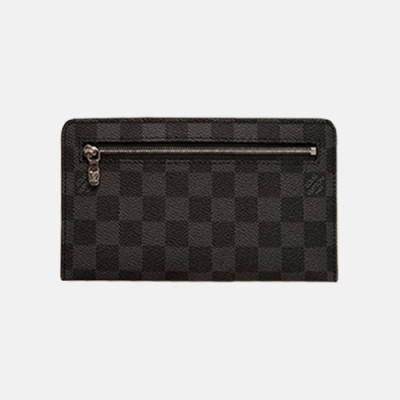 Louis Vuitton 2019 Canvas Wallet M63049 - 루이비통 2019 남여공용 캔버스 장지갑 LOUW0325.Size(20cm).블랙