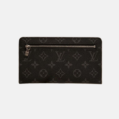 Louis Vuitton 2019 Canvas Wallet M63049 - 루이비통 2019 남여공용 캔버스 장지갑 LOUW0326.Size(20cm).블랙