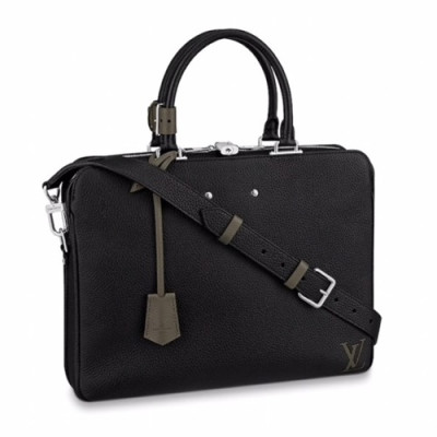 Louis Vuitton 2019 Armand Briefcase Mens Business,38cm - 루이비통 2019 아르망 브리프 케이스 남성용 서류가방 M55227,LOUB1799 ,38cm,블랙