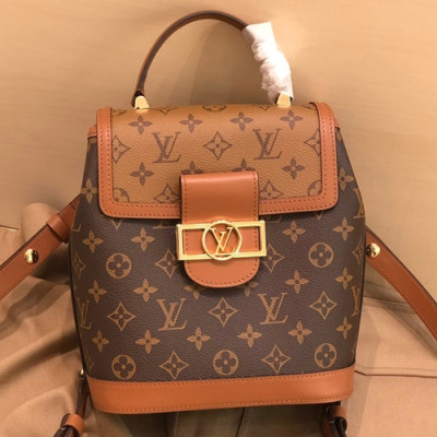 Louis Viutton 2019 Monogram Dauphine Women Back Pack,23cm - 루이비통 2019 모노그램 다프네 여성용 백팩,M45142,LOUB1804 ,23cm,브라운