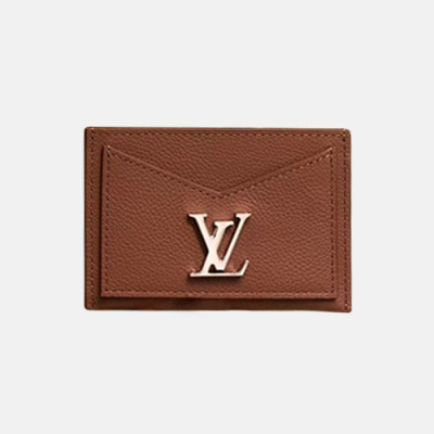 Louis Vuitton 2019 Lock Me Leather Card Purse M68610 - 루이비통 2019 락미 여성용 카드 퍼스,LOUW0335,Size(11cm),브라운