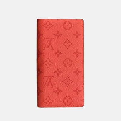 Louis Vuitton 2019 Monogram Canvas Wallet M30297 - 루이비통 2019 모노그램 남여공용 캔버스 장지갑,LOUW0342,Size(19cm),레드오렌지