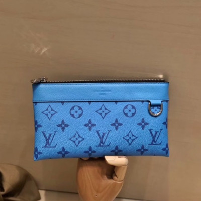 Louis Vuitton 2019 Monogram Pouch Clutch Bag ,20cm - 루이비통 2019 모노그램 파우치 클러치백 M30279,LOUB1846,20cm,블루