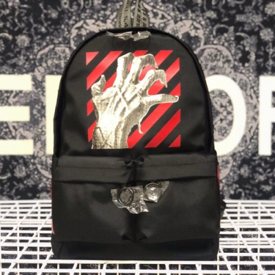 Off White 2019 Nylon Back Pack,48cm - 오프화이트 2019 나일론 남여공용 백팩 OFFB0102,48cm,블랙