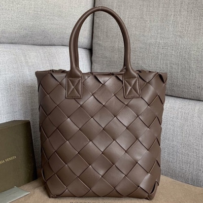 Bottega Veneta 2019 Tote Shoulder Shopper Bag,35cm - 보테가 베네타 2019 토트 숄더 쇼퍼백, 575800,BVB0453,35cm,브라운