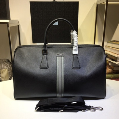 Prada 2019 Mens Tote Shoulder Bag,45.5CM - 프라다 2019 남성용 토트 숄더백,PRAB0095,45.5CM,블랙