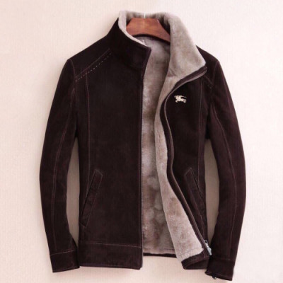 Burberry 2019 Mens Casual Leather Jacket - 버버리 2019 남성 캐쥬얼 가죽 자켓 Bur01454x.Size(l - 4xl).브라운